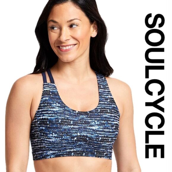 SOUL Scribble All Over Printed Sports Bra - Picture 1 of 6